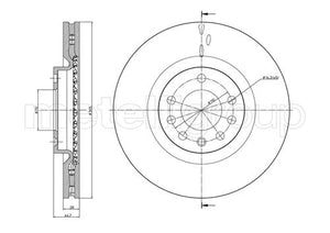 Metelli MET-DBR23-0860C Metelli Brake Rotor Fiat