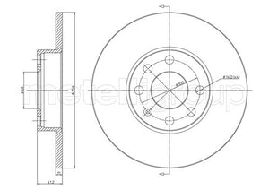 Metelli MET-DBR23-0627 Metelli Brake Rotor Opel