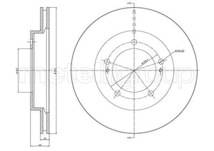 Metelli MET-DBR23-1573 Metelli Brake Rotor Suzuki