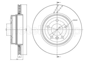 Metelli MET-DBR23-0813C Metelli Brake Rotor BMW