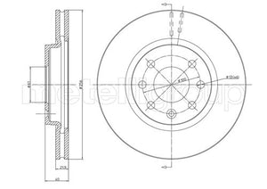 Metelli MET-DBR23-0294 Metelli Brake Rotor Volvo