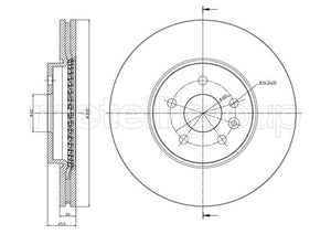 Metelli MET-DBR23-1507C Metelli Brake Rotor Opel