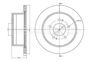 Metelli MET-DBR23-1426C Metelli Brake Rotor Hyundai Lcv
