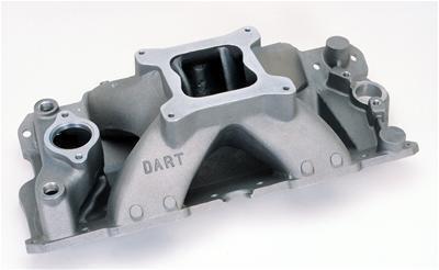DART DA42411002 Chev SB Iron Manifold 9.025 Deck Pro 1 4150 Carb Super Mod Comp