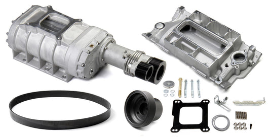 Weiand WM6512-1 177 Powercharger Kit Suits SBc Long Nose Satin
