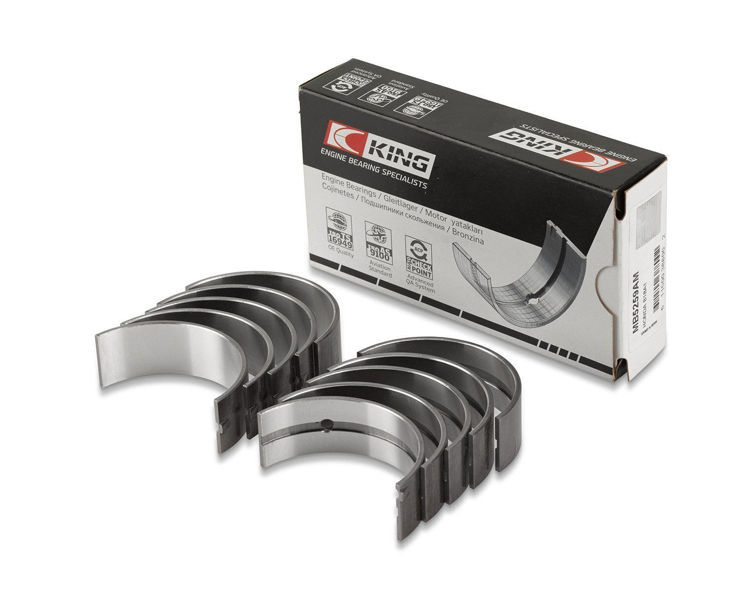 King Racing KINCR6870XPSTDX Xp XTreme Perf Conrod Bearings Trimetal for Nissan Vr38Dett EB2642B6000XHK