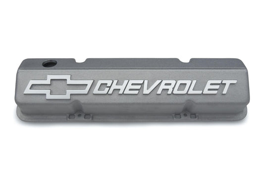 GM Performance GM12480127 Sbc Short Alloy Valve Covers Incl Chev Logo