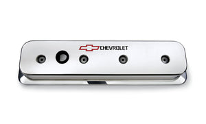 GM Performance GM12497978 Sbc Polished Valve Covers Chevy Logo Centrebolt