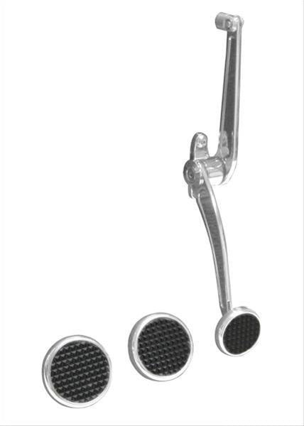 Lokar LK-BAG-6190 Round Brake & Clutch Pad Goolsby Edition Polished Aluminium
