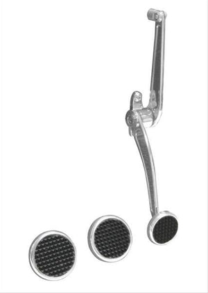 Lokar LK-BAG-6190 Round Brake & Clutch Pad Goolsby Edition Polished Aluminium