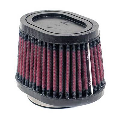 K&N Filters KNRU-3010 Universal Rubber Filter 2-1/8"Flg 2-3/4"H Tpr/Ovl"