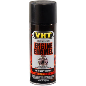 VHT Paints VHTSP130 Engine Enamel Flat Black DE1635