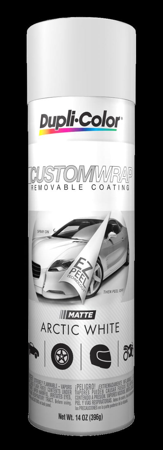 Dupli-Color SHW-CWRC600 Dupli-Color Custom Wrap Matte Arctic White - 396GM