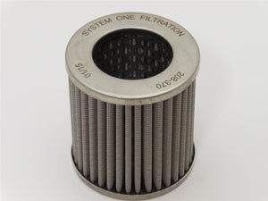 System One SY208-370 Short Oil Filter Element
