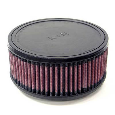 K&N Filters KNRU-0980 Universal Rubber Filter 2-3/4"Flg O/S 7"Od 3"H"