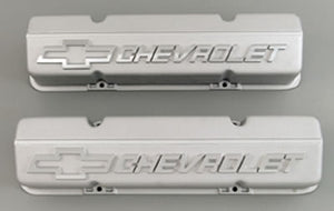 GM Performance GM10185064 Sbc Tall Alloy Valve Covers Incl Chev Logo