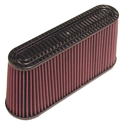 K&N Filters KNRP-5105 Universal Air Filter Oval Flg 12" X 3-1/2"B 11""