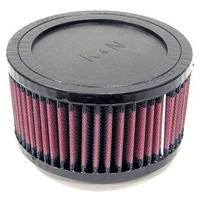 K&N Filters KNRU-0660 Universal Rubber Filter 2-1/4"Flg O/S 5-1/2"Od 3"H"