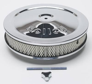 Holley HO120-145 Air Cleaner Assy Round 10" Carbs w/ 5.125" Dia Ne