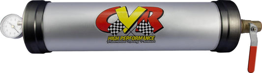 CVR CVROAC91 Engine Oil Accumulator 3 Quarts 22.5 in. Length 4.5 in. Diameter Clear Anodized Gauge Valve (each)