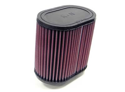 K&N Filters KNRU-1330 Universal Rubber Filter 2-1/4"10 Deg Flg 6-1/4" X 4""