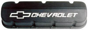GM Performance GM25534323 Black Alloy Comp Style Valve Cover Chev Bb 396-502 V8