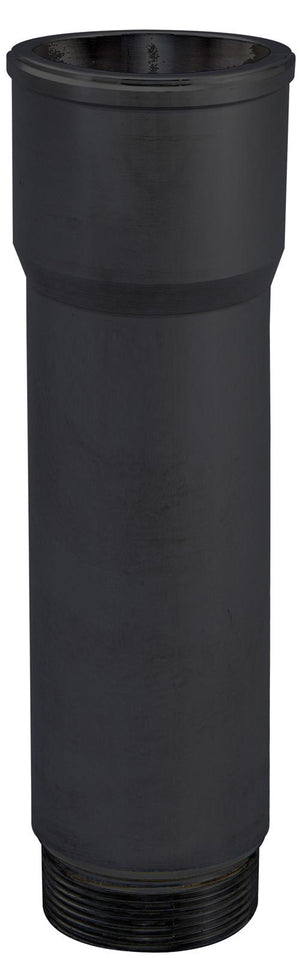 CVR CVR8150LBK Inlet Fittings Aluminum 1.500 in. Hose to 1 3/16 in. Straight Cut Male Black Anodized Long (each)