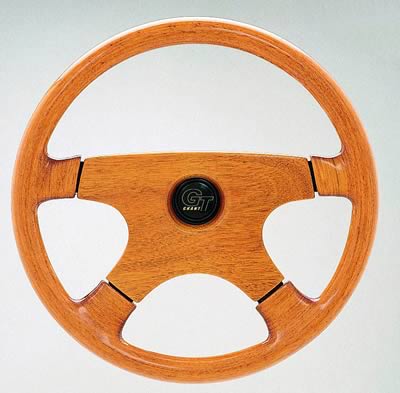 Grant GR1715 15" Grand Touring Steering Wheel 4 Spoke Oak Wood Grip
