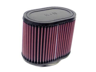 K&N Filters KNRU-1530 Universal Rubber Filter 2-3/4"10 Deg Flg 6-1/4" X 4""