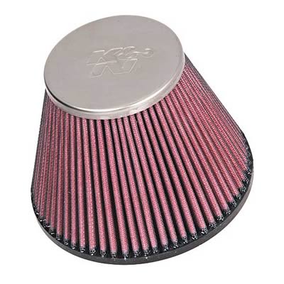 K&N Filters KNRC-9910 Universal Chrome Air Filter 80Mm Flg 147Mm B 89Mm T 115