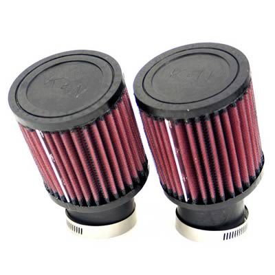 K&N Filters KNRU-1402 Universal Rubber Filter 2 2-1/16"20 Deg Flg 3-1/2"D"
