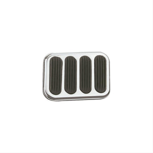 Lokar LK-SG-6017 Steel Xl Brake Pad Chrome Finish W/ Rubber Insert