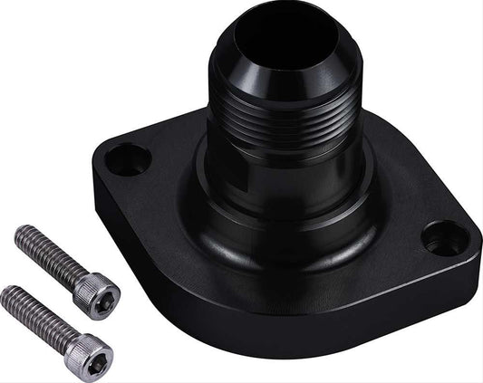 CVR CVRTSH5SABK Thermostat Housing - Chev LS Straight - 16AN - Black