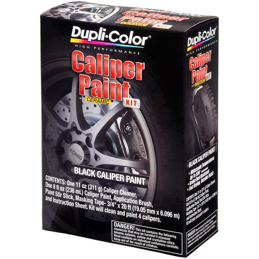 Dupli-Color SHW-BCP402 Dupli-Color Caliper Paint Matte Black Kit