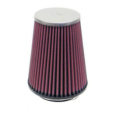 K&N Filters KNRC-9070 Universal Chrome Air Filter 74Mm Flg 125Mm B 89Mm T 150
