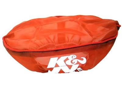 K&N Filters KN22-2000PR "Marine Apps Various Drycharger 4.5X7"Oval Red"