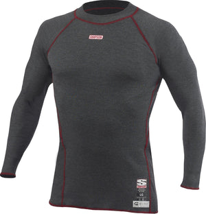 Simpson SI20117L Soft Knit 6Oz Contoured Carbonx Underwear Large Grey Top SFI ApprOved