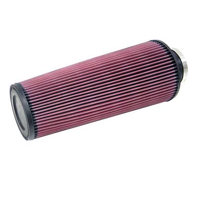 K&N Filters KNRE-0940 Universal Rubber Air Filter 3-1/8"Flg 6"Od X 14"H Round"