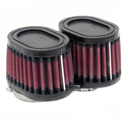 K&N Filters KNRU-1822 Universal Rubber Filter 2 2"Flg O/S 3 X 4 2 3/4"H"