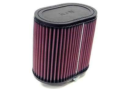 K&N Filters KNRU-1360 Universal Rubber Filter 2-7/16"10 Deg Flg 6-1/4" X 4""