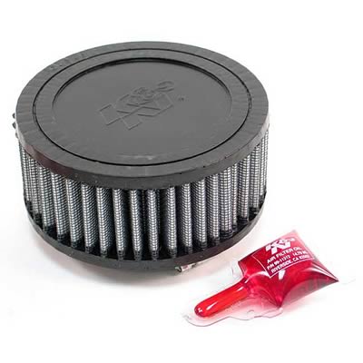 K&N Filters KNRU-2630 Universal Rubber Filter 2-5/8" Flg 4-1/2"Od 2"H"