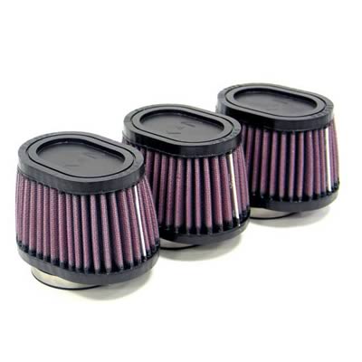 K&N Filters KNRU-0983 Universal Rubber Filter 3 2-1/8"Flg 3 X 4 Tpr/Ovl"