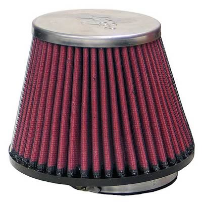 K&N Filters KNRC-9700 Universal Chrome Air Filter 64Mm Flg 132Mm Od 95Mm Hgt