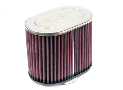 K&N Filters KNRC-1500 Universal Chrome Air Filter 2-3/4"Flg 6-1/4" X 4" 5"H O"