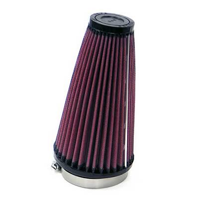 K&N Filters KNRU-3590 Universal Rubber Filter 2-3/4"10 Deg Flg 4"B 2"T 7""