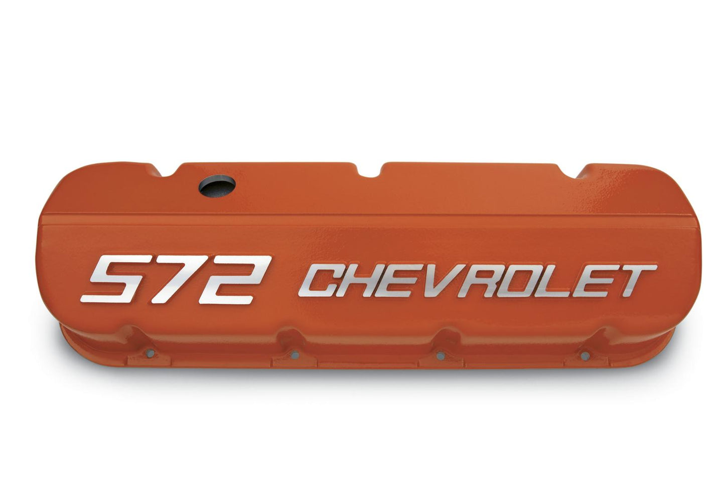 GM Performance GM12499200 Orange Alloy Valve Covers Chev Bb 572 V8