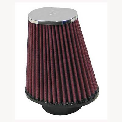 K&N Filters KNRC-70040 Universal Chrome Air Filter 70Mm Flg Od 124 X 89Mm B 76