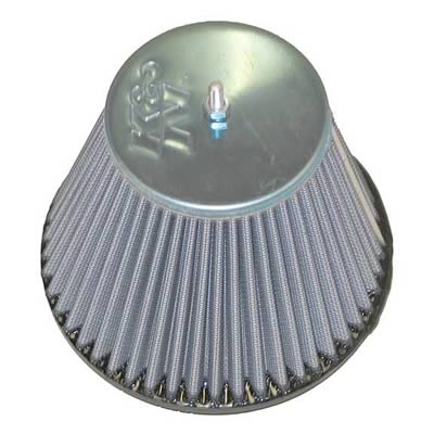 K&N Filters KNRC-8440 Universal Chrome Air Filter 3-11/32"Flg 5-25/32"B 3-1/2""