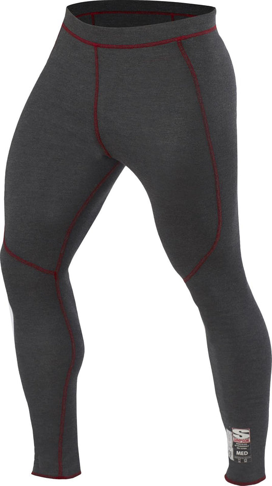 Simpson SI20118M Soft Knit 6Oz Contoured Carbonx Underwear Medium Grey Bottom SFI ApprOved