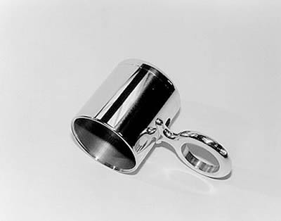 Borgeson BOR902006 Polished Billet Aluminium Tachometer Cup 2" - Column Mount Fits Svo, Vdo 3-3/4", Autometer Street Rod Series Tachometers